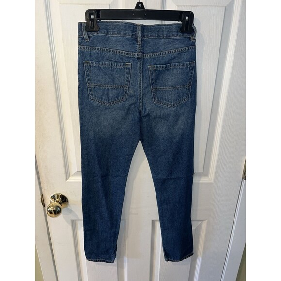 Childrens Place Straight Fit Jeans Boys Size 10 Carbon Wash Adjustable Waist New - Picture 7 of 8